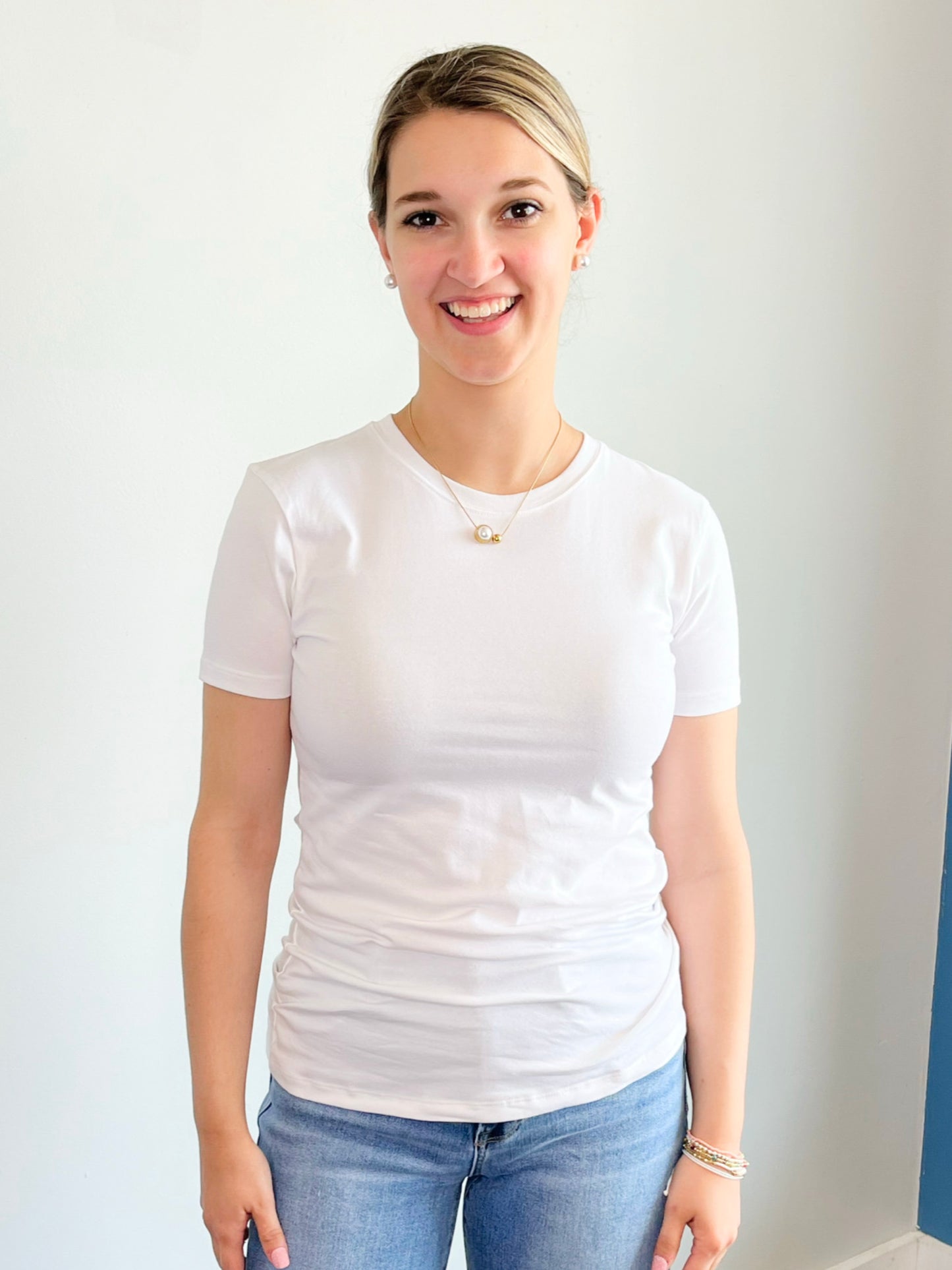 Robbins Basic Short Sleeve Tee | White