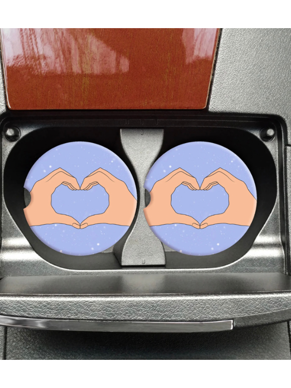 Swiftie Heart Hand Car Coaster