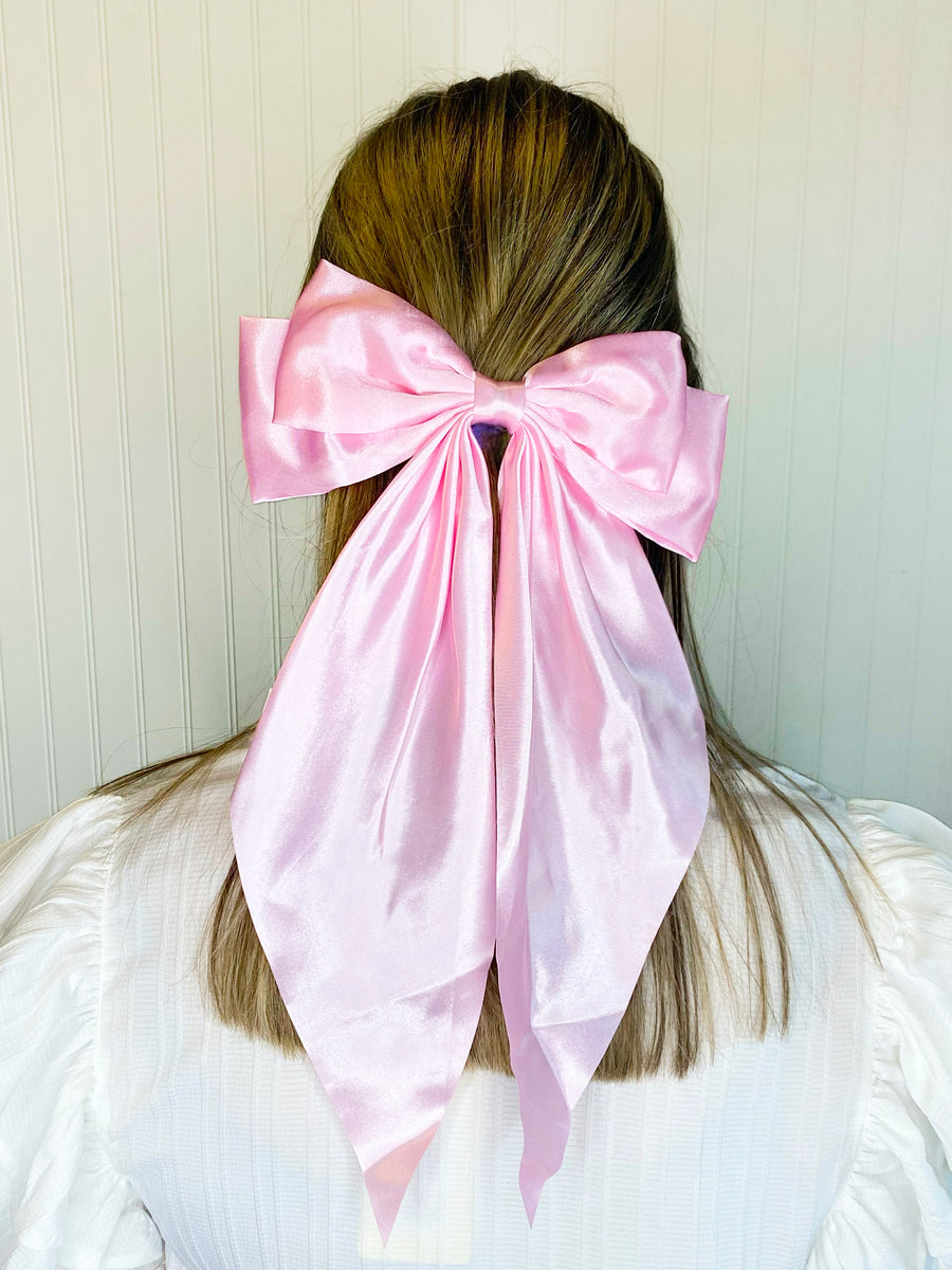 Janene Hair Bow | Pink
