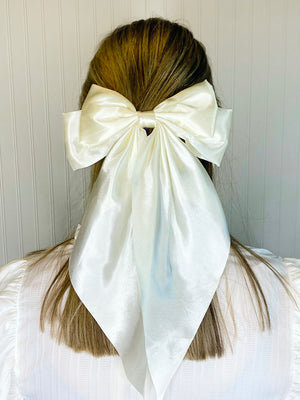 Janene Hair Bow | Ivory