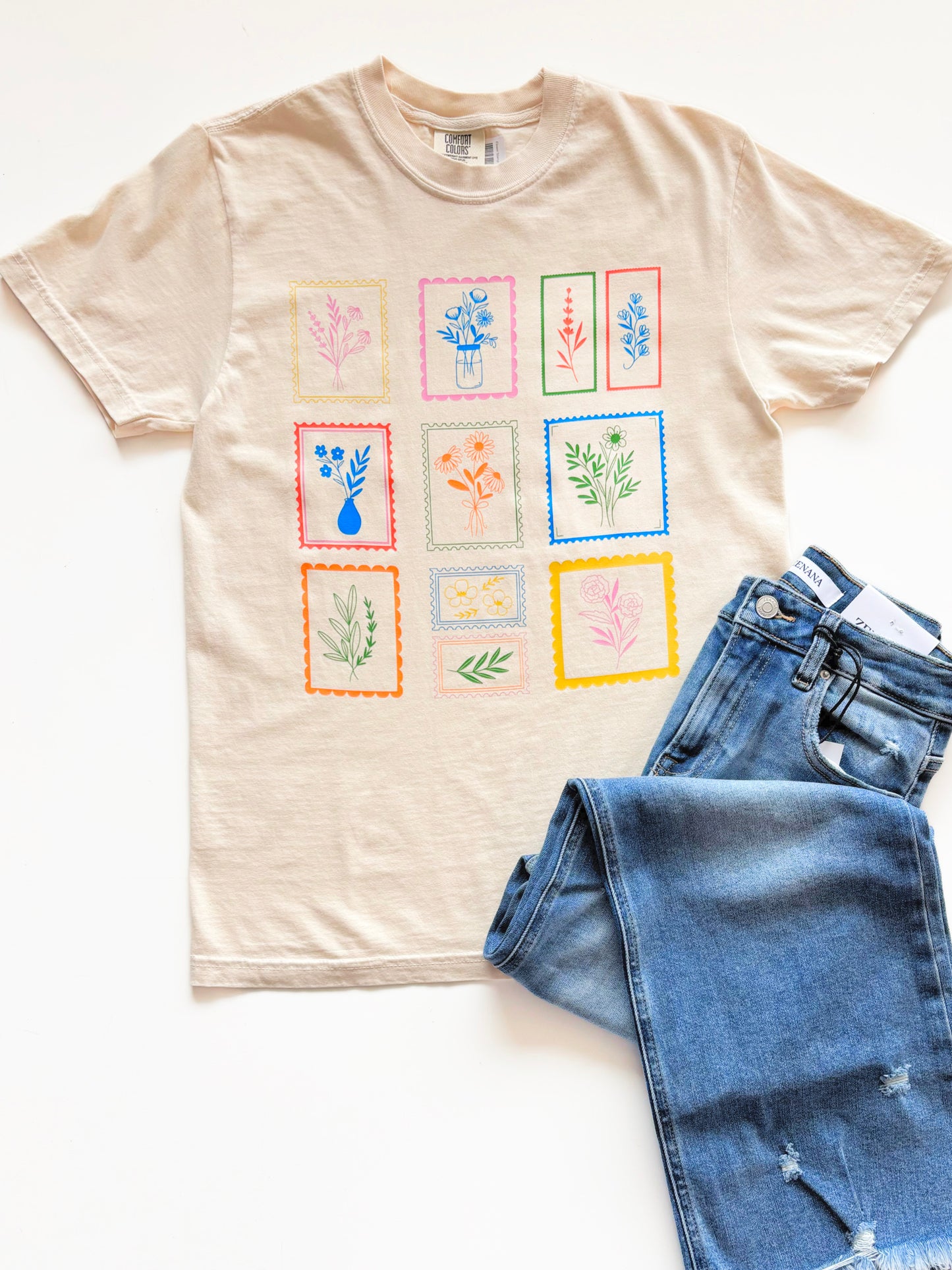 Flower Stamp Tee