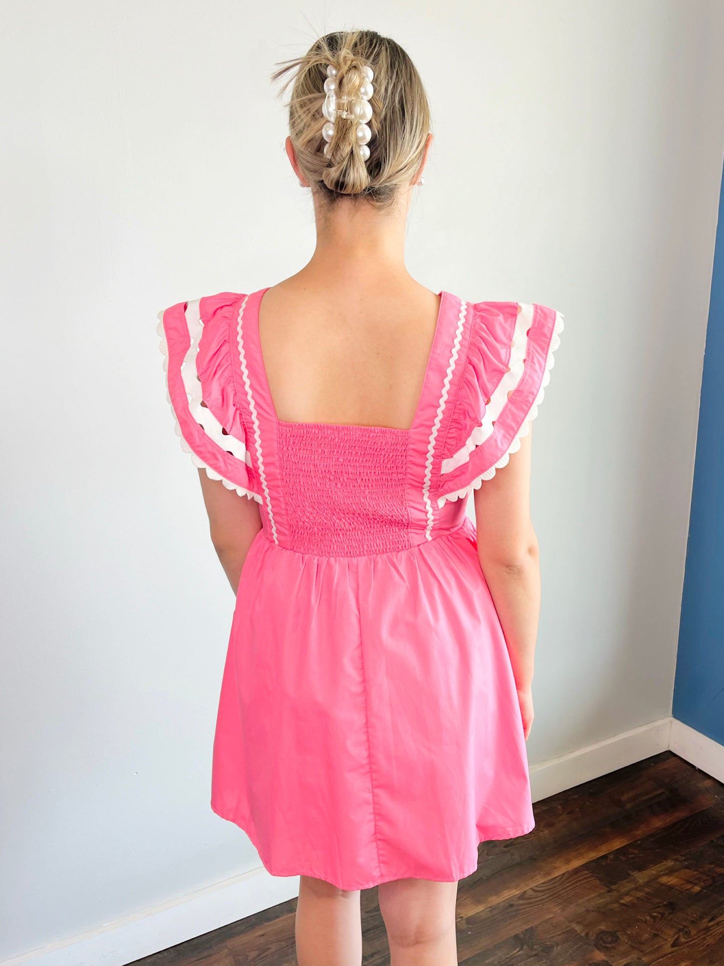 Madeline Ric Rack Trim Dress
