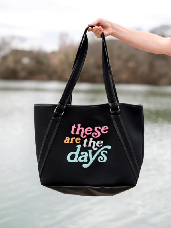 Jadelynn Brooke Neoprene Tote -These Are The Days