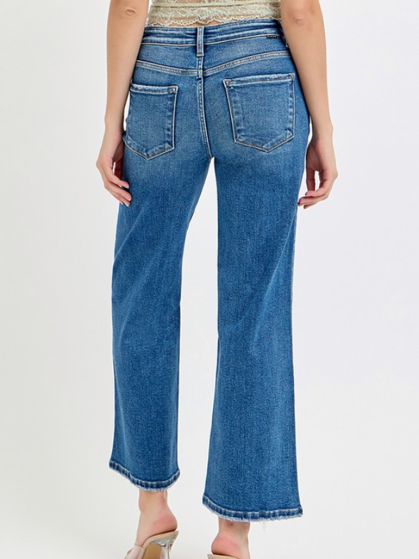 Bella Tummy Control Cropped Risen Jeans