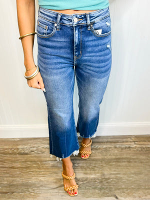 Kaileigh Cropped Straight Leg Jeans