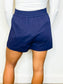 Cadence High Waisted Shorts | Navy