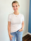 Robbins Basic Short Sleeve Tee | White
