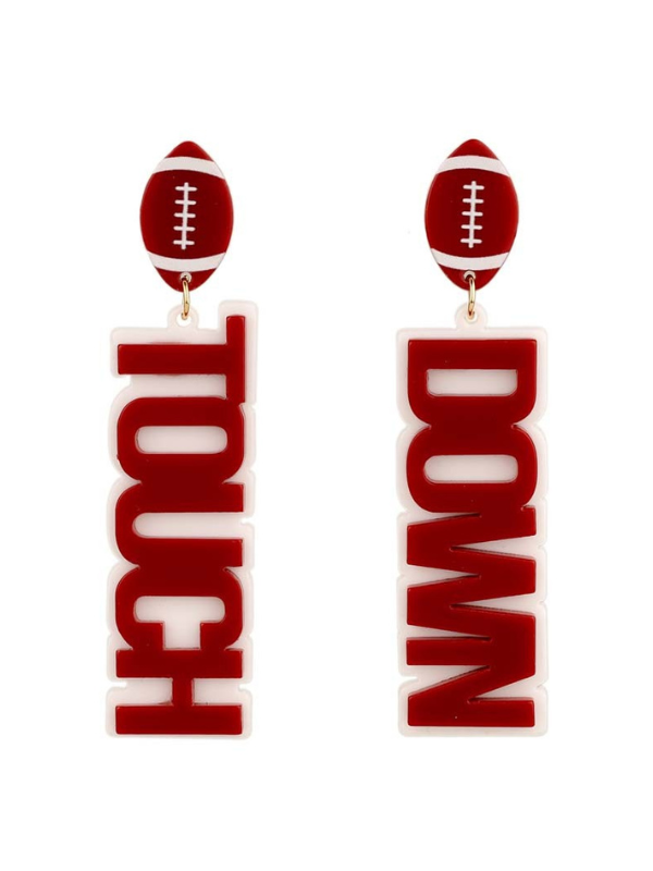 Touchdown Acrylic Earrings