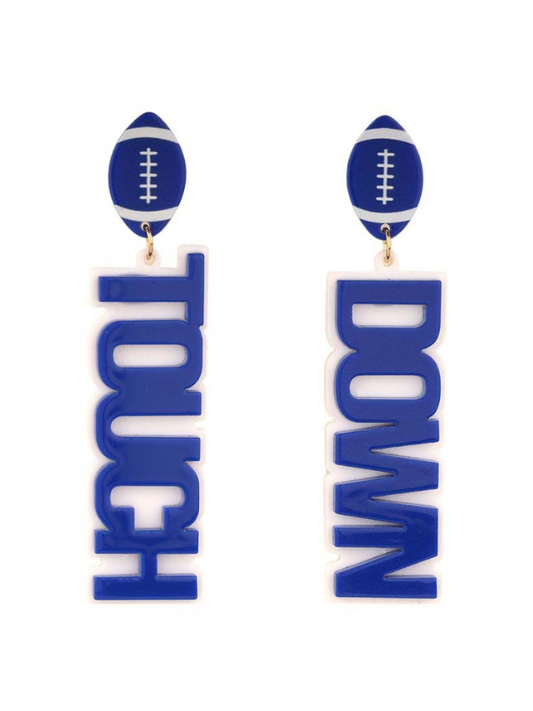 Touchdown Acrylic Earrings