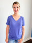 Riley Basic V-Neck Short Sleeve Tee | Marlin