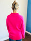 Dianne Mock Neck Sweater | Pink