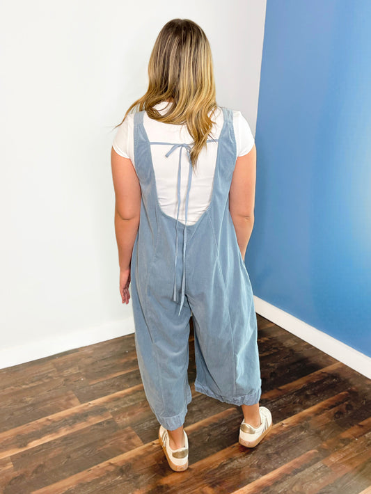 Noah Corduroy Overalls | Denim