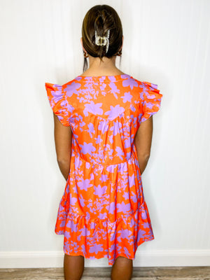Faye Floral Print Dress