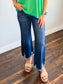Bentley Crop Wide Leg Risen Jeans | Dark