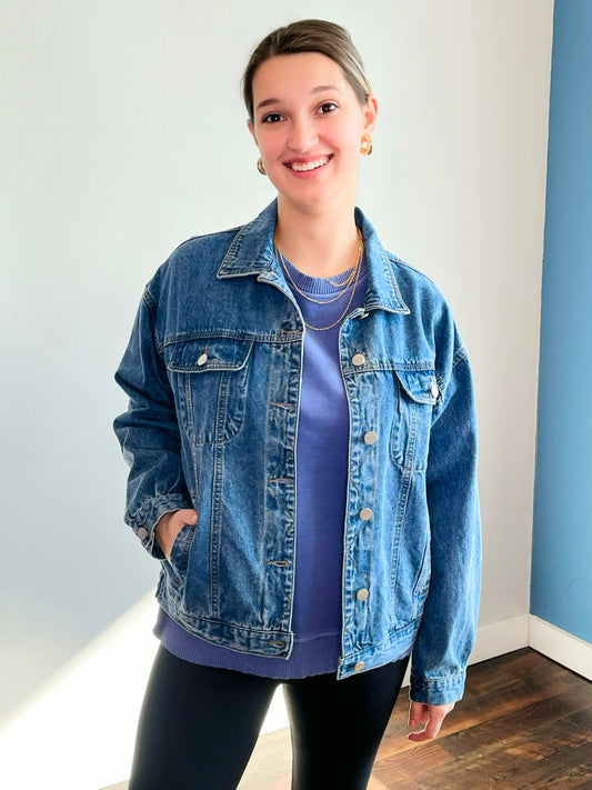 Jessa Oversized Denim Jacket