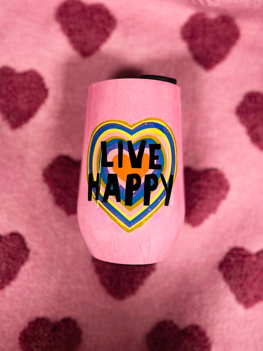 Live Happy Tumbler