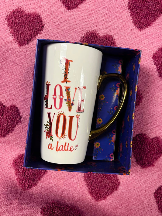 I Love You a Latte Tall Mug