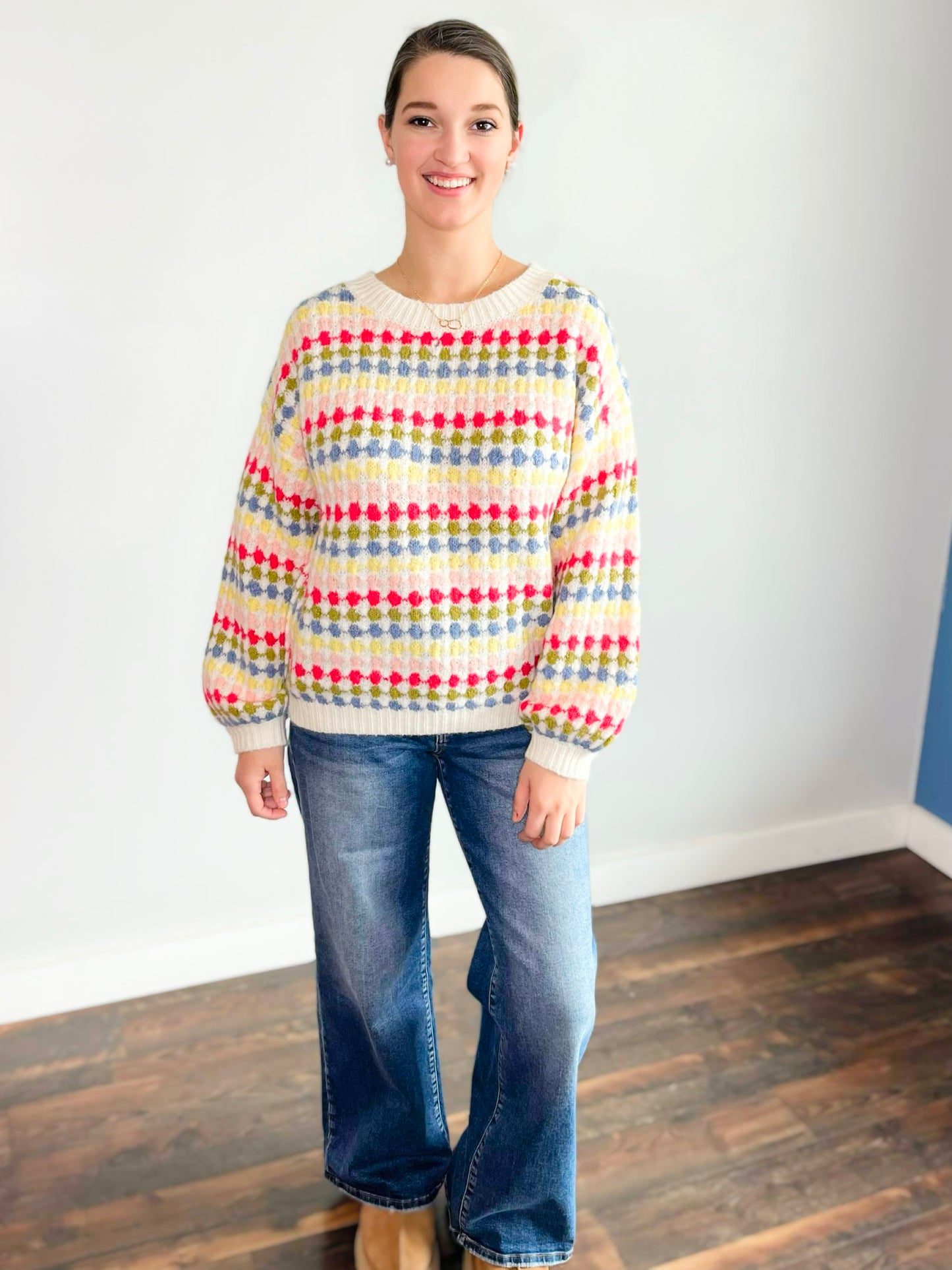 Ellie Multicolor Knit Sweater