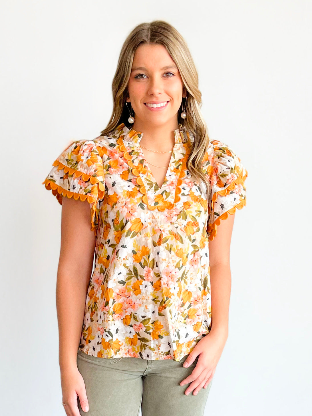 Arianna Floral Top