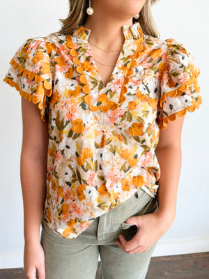 Arianna Floral Top