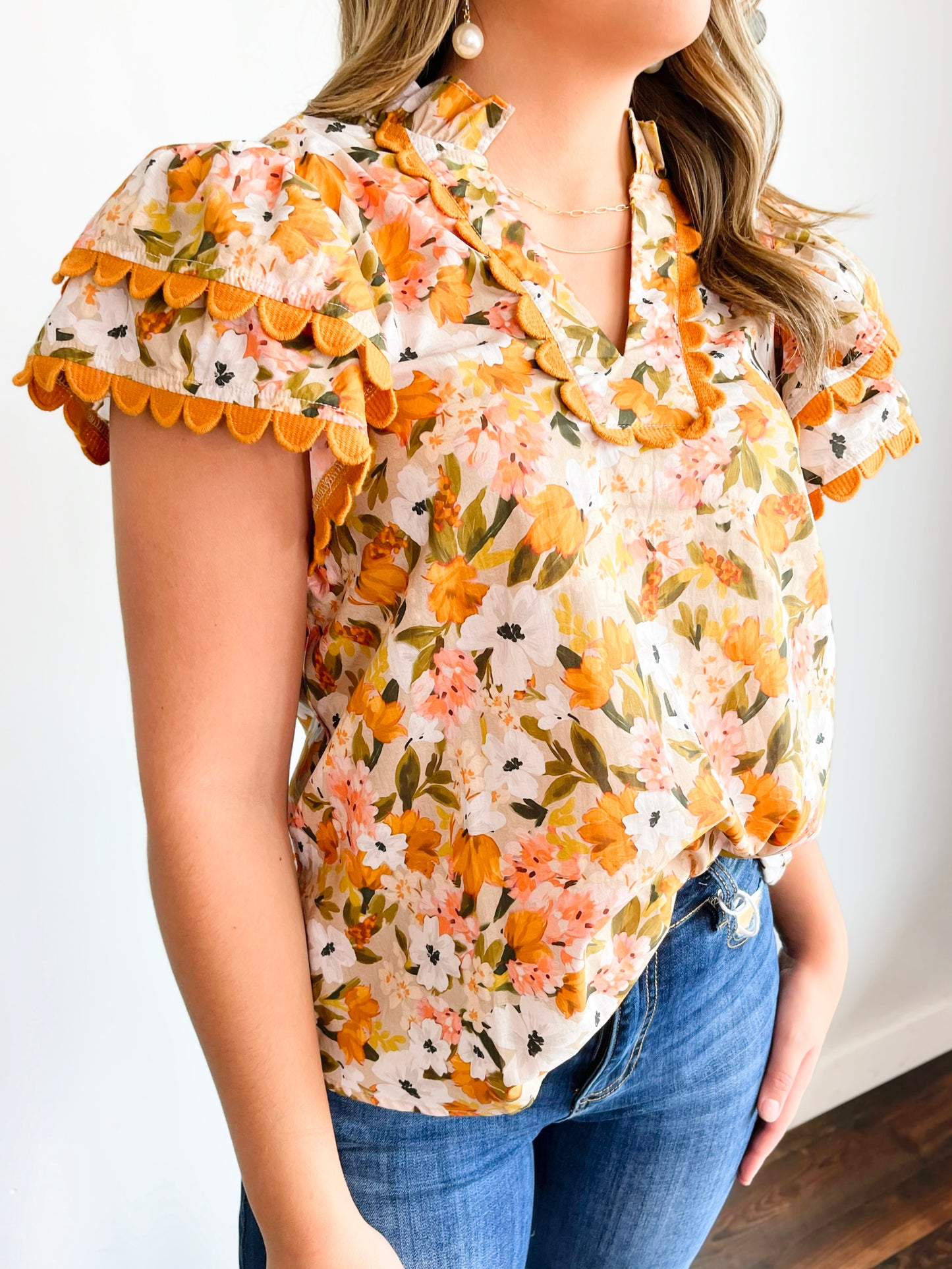 Arianna Floral Top