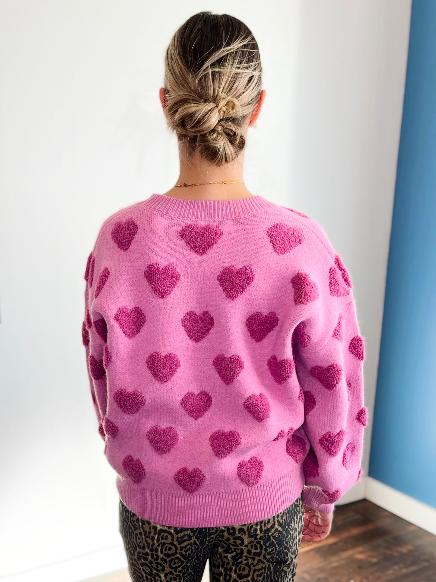 Harlow Heart Patterned Sweater