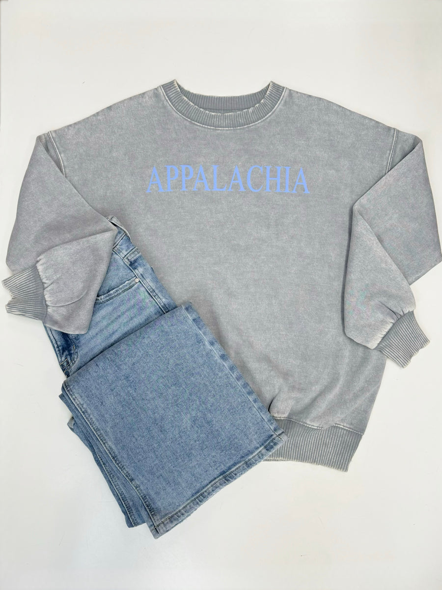 Appalachia Acid Wash Pullover