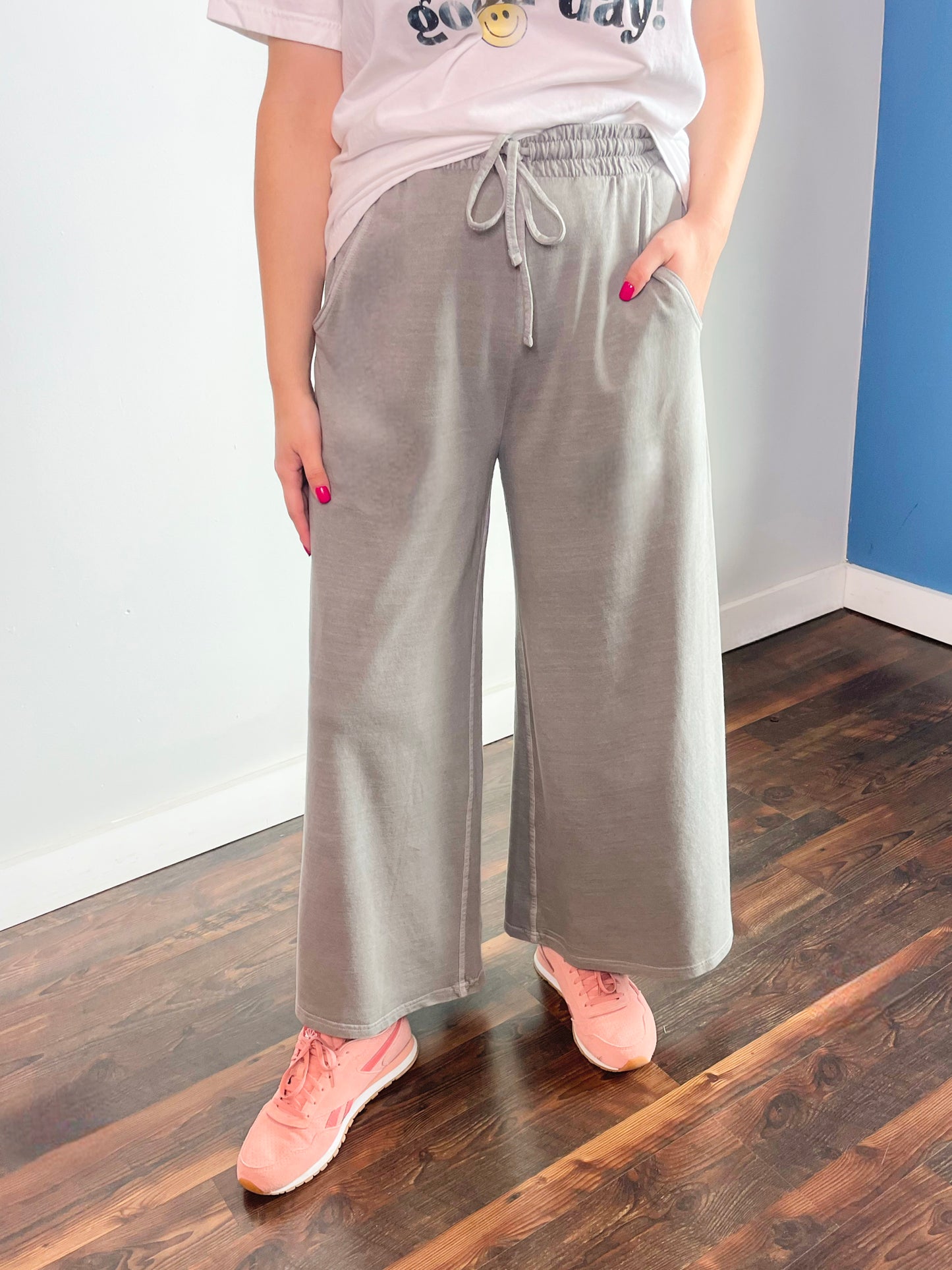 Aston Pigment Dyed Pants | Sleet