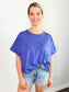 Maddox Exposed Seam Boxy Top | Marlin