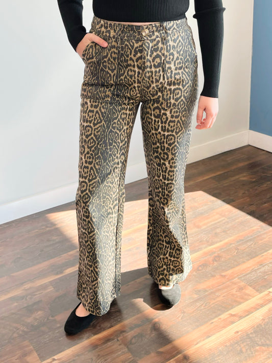 Jerri Leopard Pants