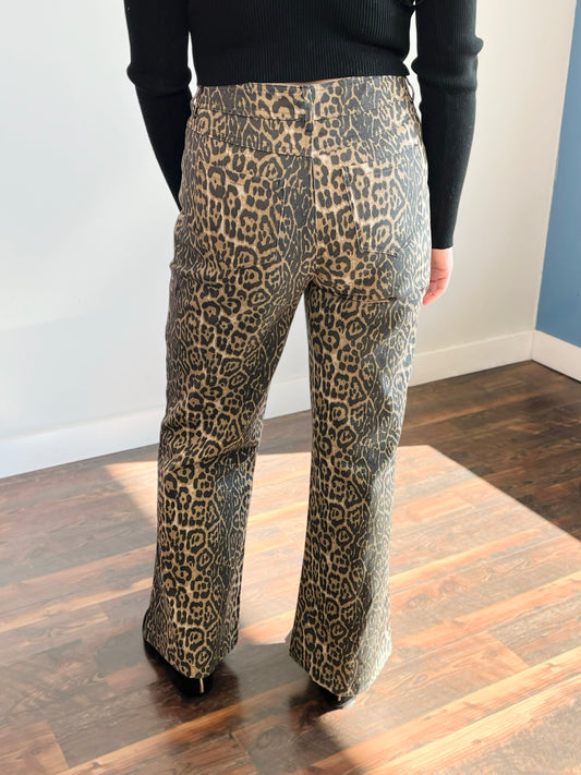 Jerri Leopard Pants