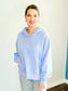 Evie Oversized Hoodie | Spring Blue