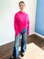 Dianne Mock Neck Sweater | Pink