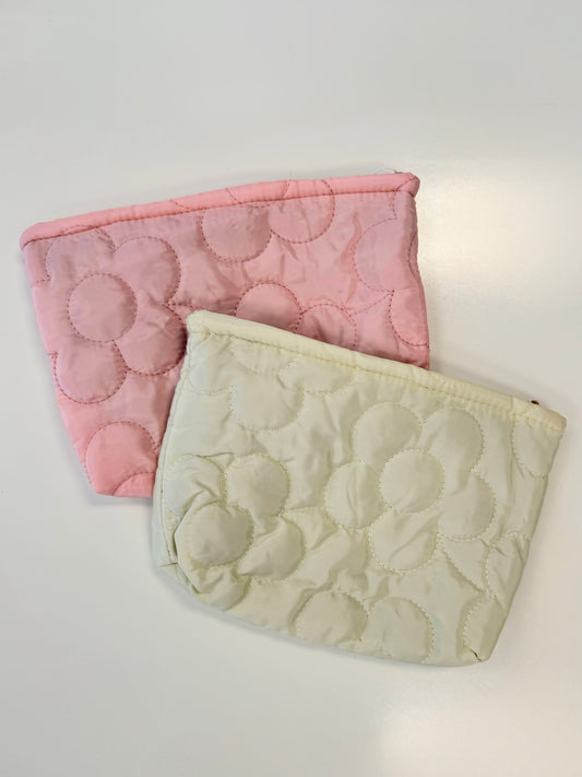 Flower Puff Make-Up Bag