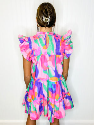 Codie Poplin Printed Dress