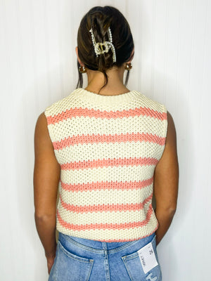 Dakota Chunky Knit Sleeveless Sweater Top