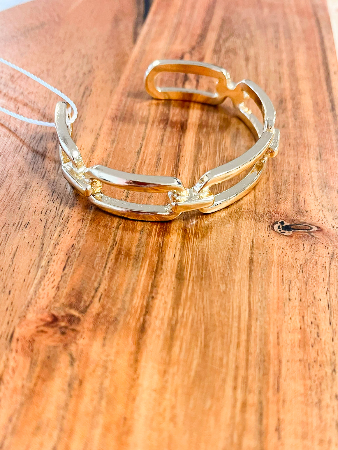 Lou Chain Link Cuff Bracelet