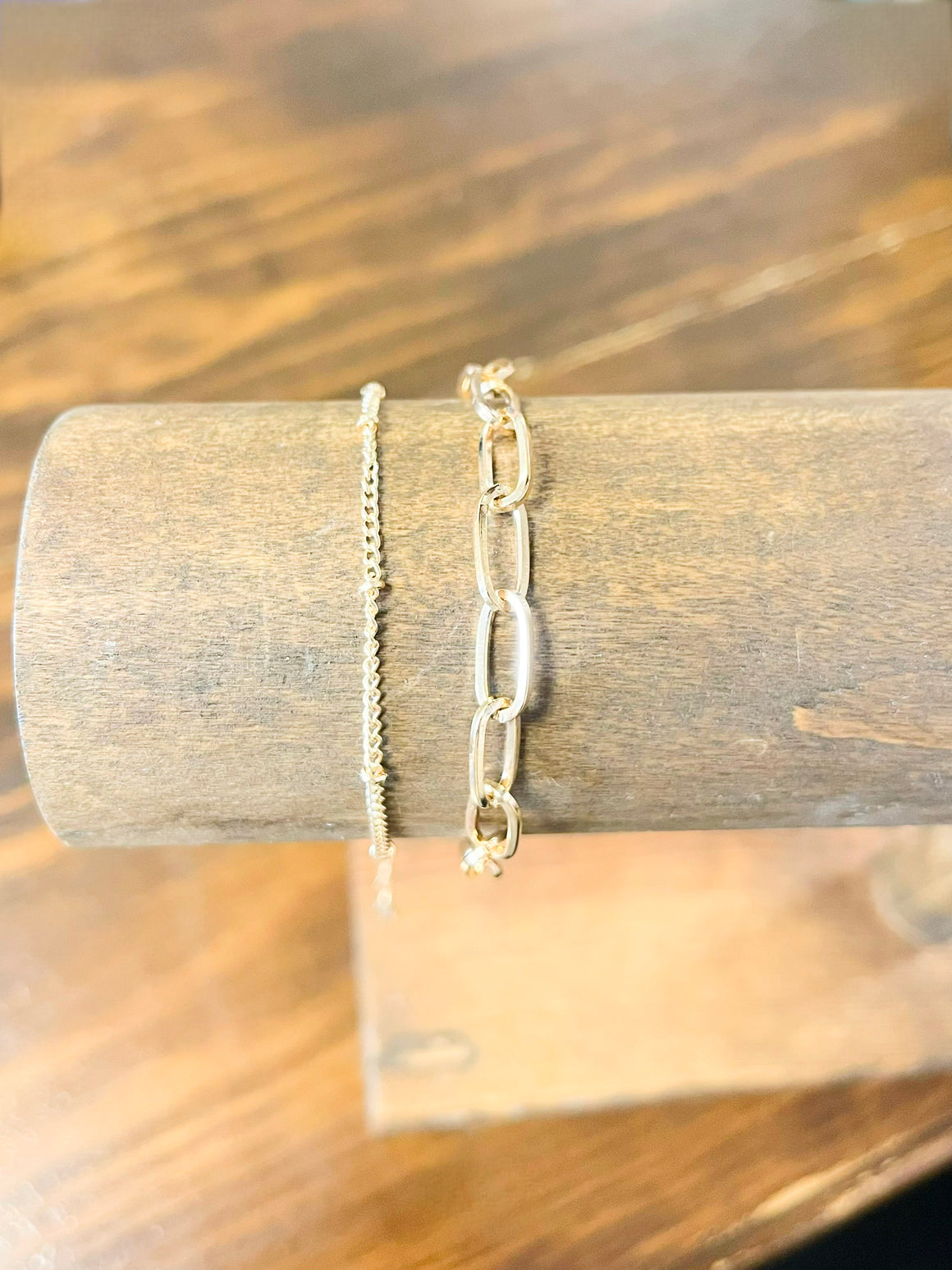 Zion Chain Link Layered Bracelet