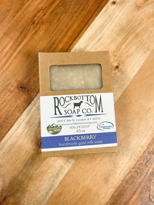 Rock Bottom Goat Milk Soap | Blackberry