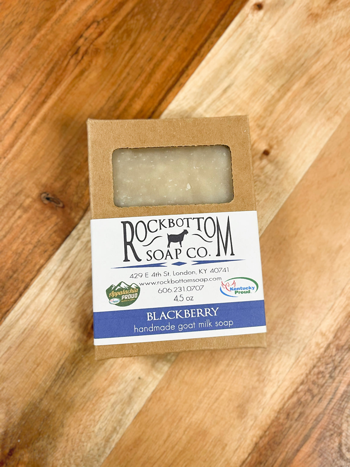 Rock Bottom Goat Milk Soap -Blackberry