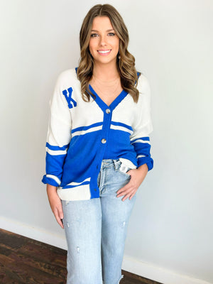 Kentucky Letter Patch Cardigan