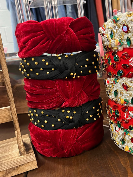 Velvet Knot Headband