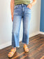 Tobi Cropped Straight Leg Zenana Jeans | Medium