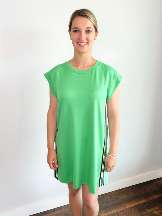 Brenna Side Accent Dress | Green