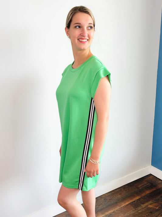Brenna Side Accent Dress | Green