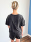 Kerri Acid Wash Short Set | Ash Black