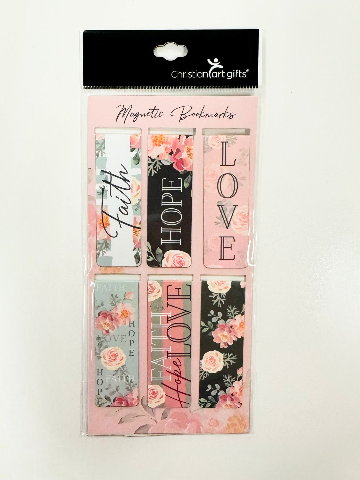 Faith, Hope, Love Magnetic Bookmark Set