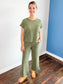 Jameson Cotton Slub Set | Olive