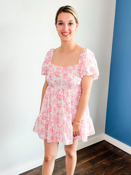 Garrison Floral Bow Back Dress