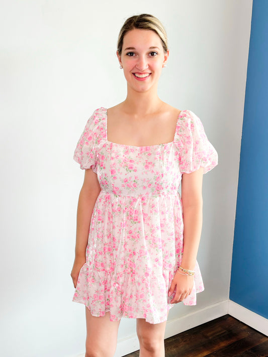Garrison Floral Bow Back Dress